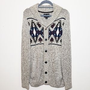 Retrofit Vintage Chunky Knit Cardigan Sweater